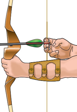 What Are The Steps For Safely Drawing And Releasing A Bow?